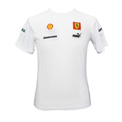 Camiseta Ferrari (Blanco) Original: Compra Online en Oferta