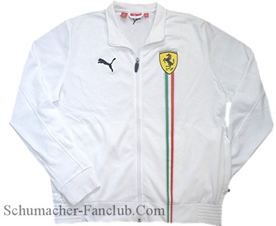 Puma Ferrari Track Jacket - White (FR7421)