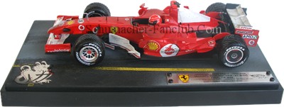 Hot Wheels Michael Schumacher Last Formula 1 GP Win 1/18 (J2995)