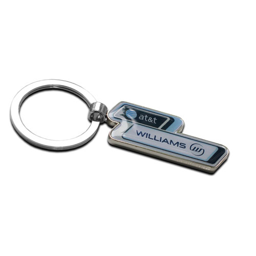 WW9912 AT&T Williams F1 Team Keychain - Detailed View
