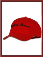 Ferrari Childrens 3D Logo Hat - Red