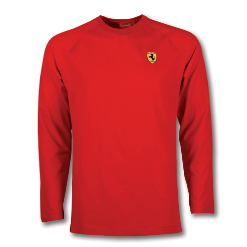 FP9116 Ferrari Long-Sleeve T-Shirt - Red