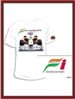 White Force India F1 Car T-Shirt (FI0111)