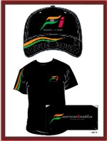 Force India F1 Team T-Shirt & Hat Combo - Black