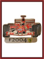 Ferrari F2004 F1 Lapel Pin