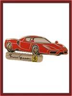 Enzo Ferrari Car Lapel Pin