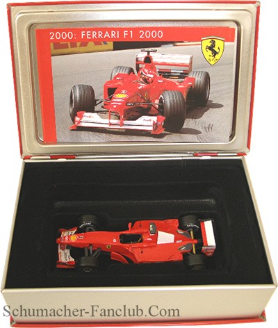 SF02/00 Michael Schumacher Ferrari F1-2000 - Open Book View