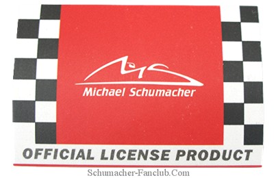 Michael Schumacher Helmet Pin - Back Package View