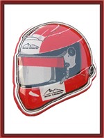 Michael Schumacher Helmet Pin