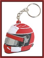 Michael Schumacher Rubber Helmet Keychain