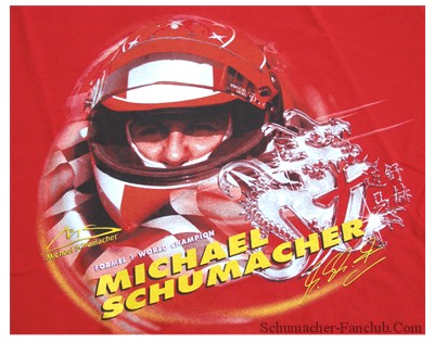 MSF5118 Michael Schumacher Racing T-Shirt - Graphic View