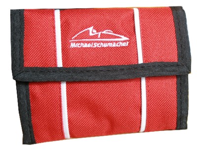 Michael Schumacher Red Wallet - Front View