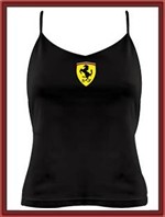 Ferrari Ladies Scudetto V-Vest - Black