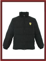 Ferrari Quilted Winter Jacket - Black