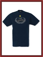 Ferrari Retro Debut T-Shirt - Navy