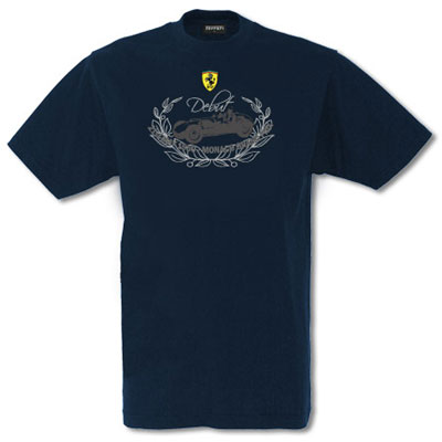 SFN1534 Ferrari Retro Debut T-Shirt - Detailed View