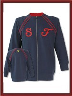 Ferrari SF Logo Zip Sweat - Navy