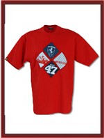 Ferrari T-Shirt with Ferrari Diamond logo print - Red
