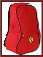 Ferrari Sculptured Backpack - Red (SFR4881)