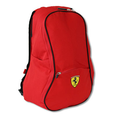 SFR4881 Ferrari Sculptured Backpack - Detailed View