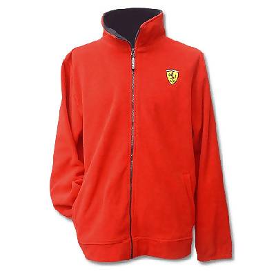 Ferrari Full Zip Fleece Jacket - Red (SFR6633)