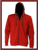 Ferrari Reversible Hooded Sweat Shirt - Red/Gray