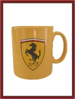 Ferrari Coffee Mug - Yellow (SFY8824)