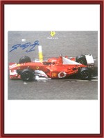 Signed F2002 Ferrari Factory Poster