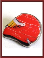 Michael Schumacher Helmet Pin