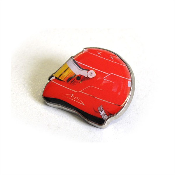 Michael Schumacher Helmet Pin - Detailed View