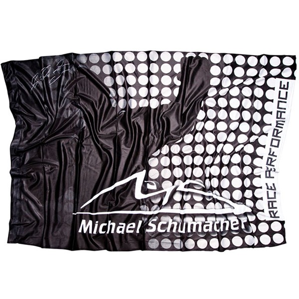 Michael Schumacher 2010 Flag - Detailed View