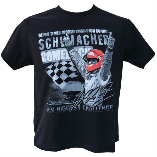 MS-10-9101 Childrens Michael Schumacher Comeback T-Shirt - Front View